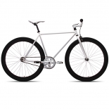 700C fashion white fixed bike