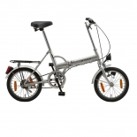 2016 new fashion silver folding bike